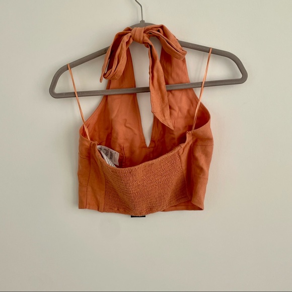 Abercrombie & Fitch Linen Blend Halter Top • NWT - Picture 4 of 9